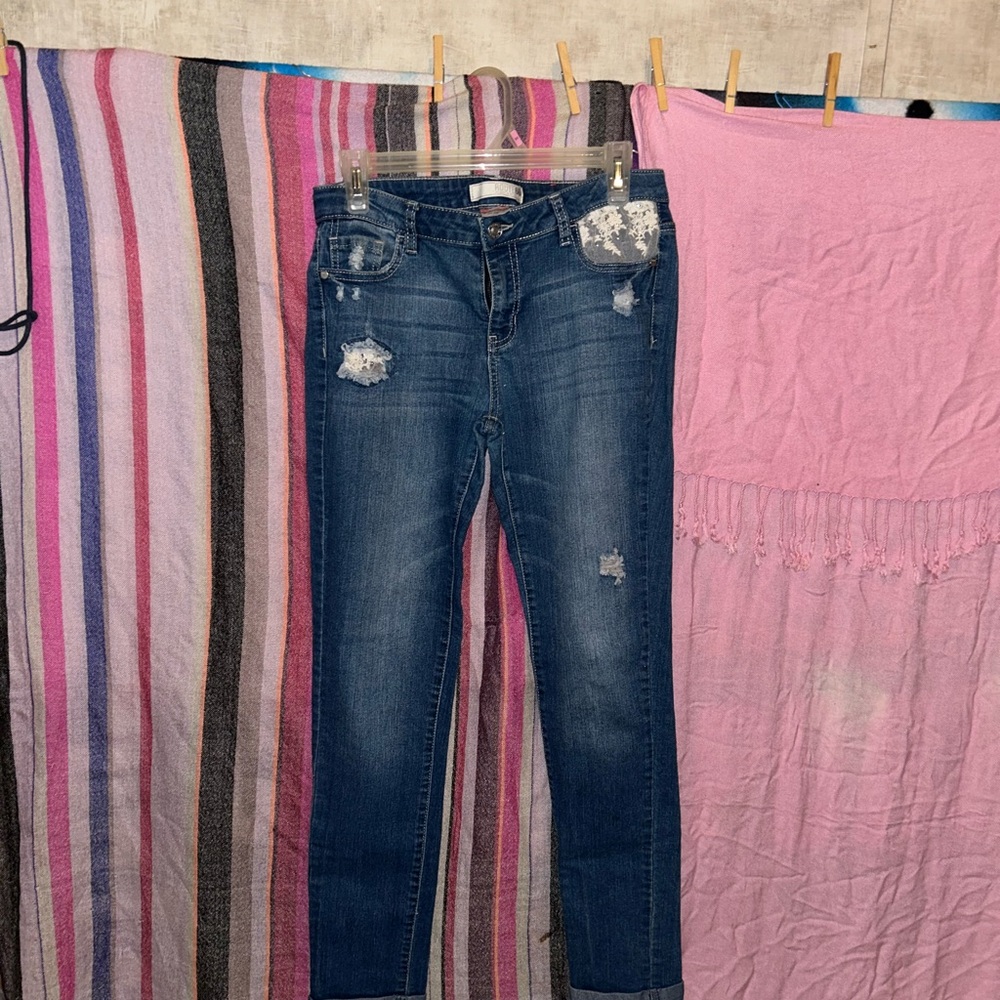 Route 66 Dark Blue Skinny Jeans